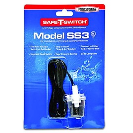 RectorSeal Safe-T-Switch 97647 Condensate Overflow Switch, Slim Design, HVAC