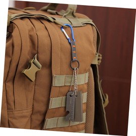 Gatuida 3Pcs Outdoor Aluminum Alloy Buckle Keychain Lightweight Climbing Carabiner for Keys Backpack and Outdoor Gear Versatile Multi Use Holder for Hiking and Daily Activities