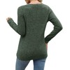 Womens Sweaters Fashion Tops 2025 Long Sleeve Pullover V Neck