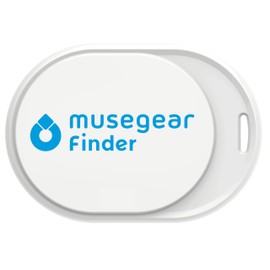 musegear® app key finder mini - white - 1 pack - find keys, smartphone, remote control - Smartphone Bluetooth GPS coupling