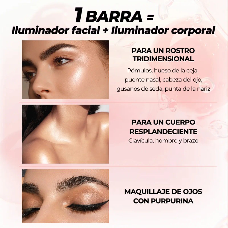 Sace Lady Maquillaje En Barra Iluminador +delineador De Ojos