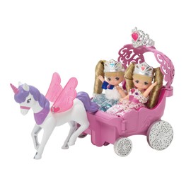 Licca-chan Yumemiru Princess Miki-chan Maki-chan Two Princess Carriage