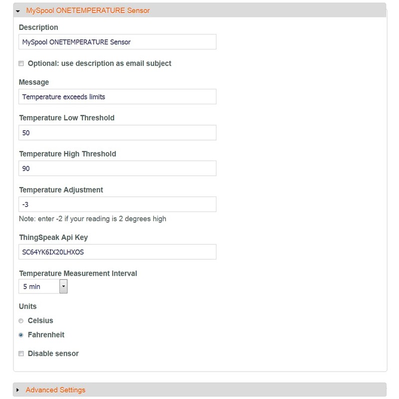 Water and Temperature Alert with Text Message and Email Notifications,