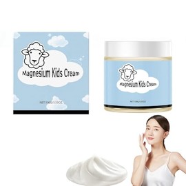 Wanban Wanban Kids Magnesium Lotion for Restful Sleep - Natural Calming Cream for Sensitive Skin - Magnesium - Safe for Adults & Children - Promotes Better Sleep