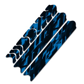 AlphaShield Bicycle Frame Protector, Chain Stays Protection Film, Sticker, Frame Protection, Carbon, MTB, BMX, Paint Protection Film, R161 (16 Future Neon Blue)