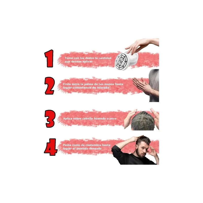 Cera Telaraña Para El Cabello Antifrizz Kolor Shot 6 Piezas