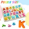 Wooden Puzzles for Toddlers, ABC Alphabet Puzzle, Learning Toys, Preschool