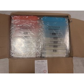 APEXX QTY 20 APEXX PPE 8" Kids Protective Face Shields, Various Orange/Blue/Pu