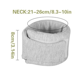Cat Neck Brace, Breathable & Adjustable Cone Collar After Surgery Recovery Anti-Scratch Anti-Lick Protection, Cat Cone Collar for Small Medium Dogs Puppies Kittens (Grey, S)