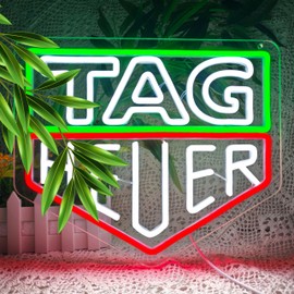 Racing SpeedEdge Neon Sign, Dimmable LED Neon Lights Wall Decor for Garage Bar or Man Cave, USB Powered Racing Art Sign for T@gheuer Fans