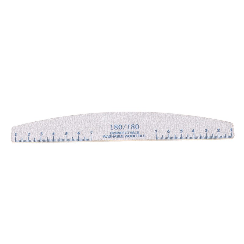50PCS 180/180 Grit Nail File Reusable Washable Professional Nail Care