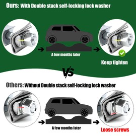 Vitonsbay 2.75 Inch Exhaust Clamp,2 3/4 Narrow Exhaust Band Clamp 304 Stainless Steel(4Pcs)