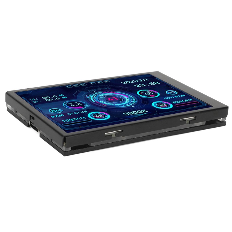 3.5in Computer Temp Monitor IPS Full View Display Small Screen