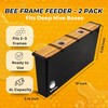 Bee Feeder Frame 2 Pack – Beehive Feeders for Inside