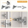 Chibery 50 Pack Half Overlay 3D Soft Close Concealed Hinge