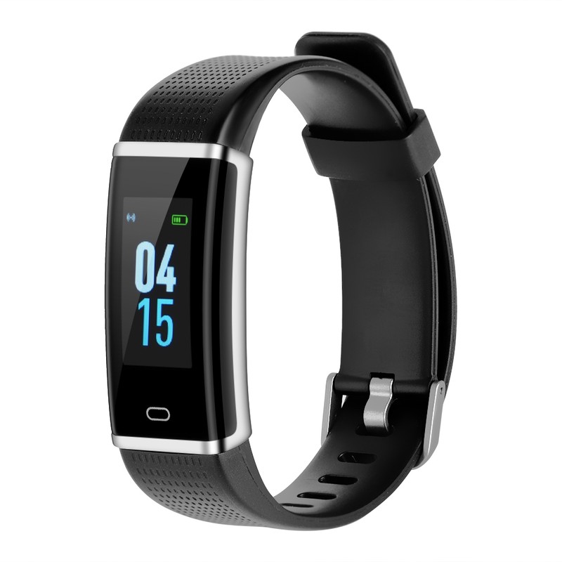 Wireless Smart Watch Bluetooth Fitness Tracker Heart Rate Monitoring Waterproof