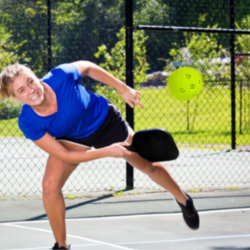 Lixada Pickleball Balls with 26 Small Precisely Drilled Holes for
