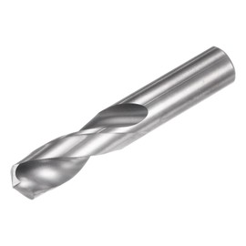 uxcell Solid Carbide Drill Bit, 12.5mm (0.492") YG6X/C3 Micro-Grain Tungsten Carbide Short Twist Drill Bits Straight Shank for Drilling Stainless Steel Aluminum Metal Plastic
