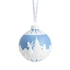 Wedgwood Christmas Dressing The Tree Bauble Ornament, 3.2"