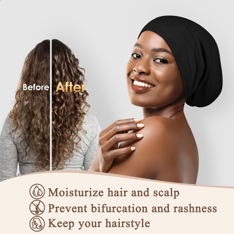 OLESILK Silk Bonnet for Sleeping, 100% Mulberry Hair Bonnet for