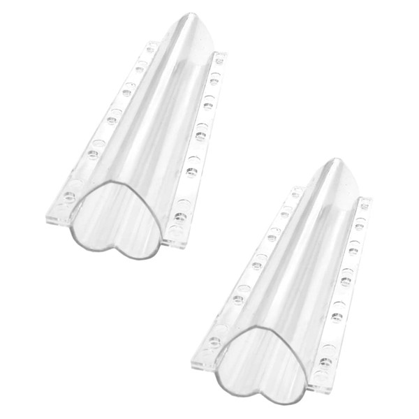 Abaodam 2Pcs Heart Shaped Vegetable Growing Molds for Cucumber Melon