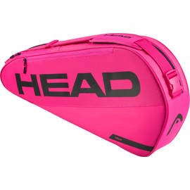 HEAD Tour - Bolsa para raqueta S (3R) - Capacidad para 3 raquetas, tela reflectante, sistema de transporte de mochila, bolsillo externo para teléfono y almacenamiento de accesorios