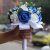 LMMWBM Handmade Wedding Bouquet Toss for Bride Bridesmaids Artificial PE