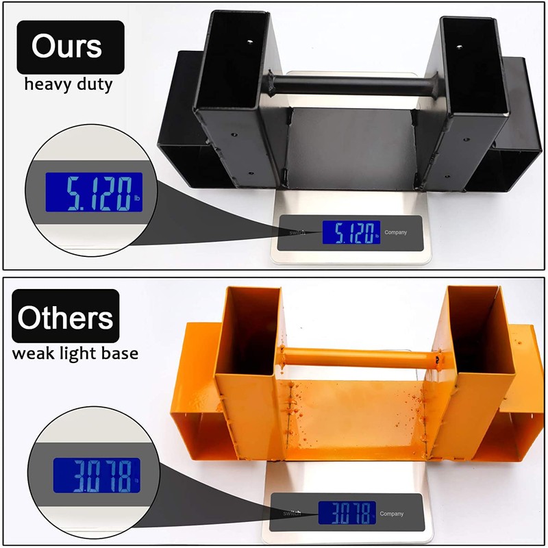 MOFEEZ Outdoor Firewood Log Storage Rack Bracket Kit,Fireplace Wood Storage