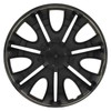 SCITOO Black & Silver Wheel Hubcap Rim 15 Inch