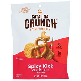 Catalina Snacks Crunch Spicy Kick Snack Mix, Keto Friendly, Gluten Free, 6 Ounce (Pack of 6)