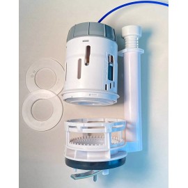 NUFLUSH Three inch (3.2") Dual Flush with Cable Flush Handle for 1 Piece Toilets