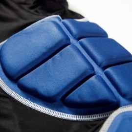 Rugbier Professional Rugby Shoulder Pad for Men - Vulcano Rugby Shoulder Pad - Padded Rugby Protection - Men's Categories - Vulcano Blue/Black Model Size S