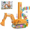 OBEST 4 in 1 Dominoes Train Building Blocks Toys 120