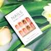 EYZOTSF Thanksgiving Press on Short Square Nails Acrylic Fall False