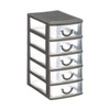 AC-Déco 5five - Plastic Storage Tower 5 Drawers Small Model