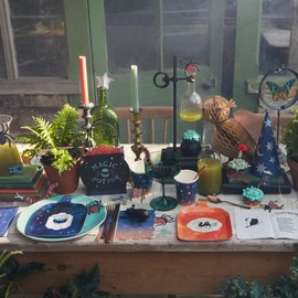 Meri Meri Disposable Birthday Party Plates, Pack of 8 Fun Shaped Disposable Plates for Party, Kid’s Birthday Paper Plates