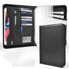 Sbrinnaliao 3-Ring Padfolio Portfolio Binder Organizer,PU Leather Folder Binder Business