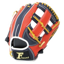 Sakurai FG-5718 Falcon FG-5718 Baseball Gloves for General Soft All-Round Use Small Size Navy x Red