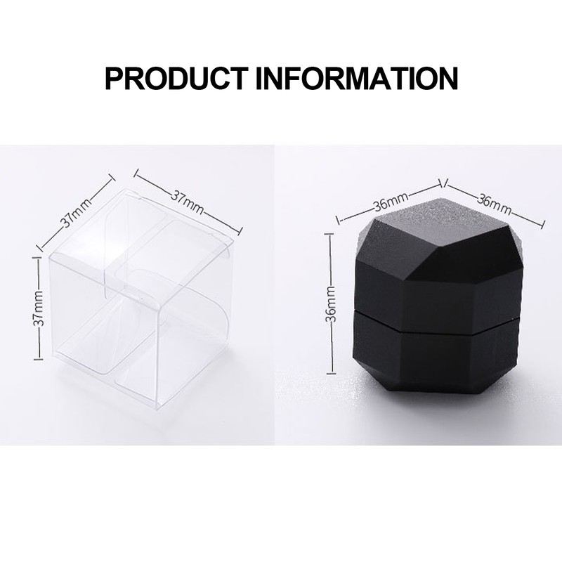 Pocket Billiard Chalk Holder Octagonal Mini Pool Cue Tip Chalk