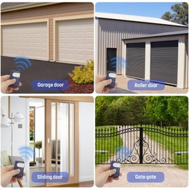 Pack of 2 Garage Opener Handheld Transmitter, Garage Door Replacement Radio Remote Control Compatible with Chamberlain LiftMaster 84335EML, 84333E, 94333E, 433.92 MHz Garage Door Opener Duplicator for