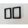 Unbranded Dollhouse Picture Frame Set of 2 Small Black for
