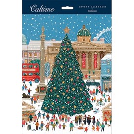 Traditional Advent Calendar London Christmas Exclusive - 325mm x 245mm - 24 Doors