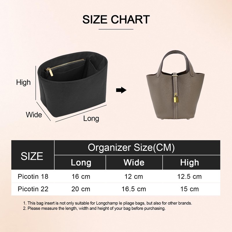 DOIAPUOS Handbag Organizer Insert Ultralight Paper Waterproof Inner Liner Compatible