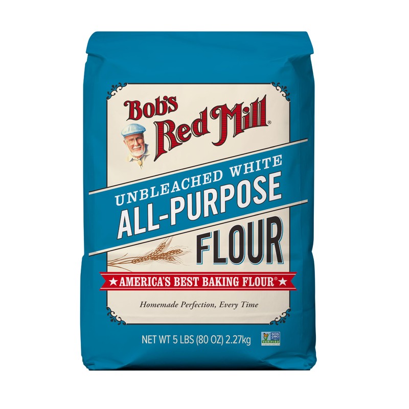 Bob's Red Mill All Purpose Unbleached Flour, 5 lb (Pack