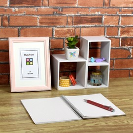 Iwata PH-DSP-2L Picture Frame, Dot Silver, 2L, Pink, Wooden