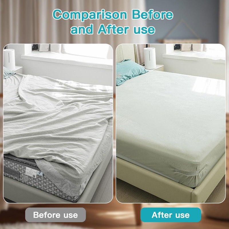 JJIW Bed sheet fastener, bed sheet holder with closure straps,