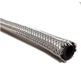 VE-Professional Fuel Hose Petrol Hose 8 mm Steel Flex Stainless Steel V2A ContiTech Oil Hose - Made in Germany