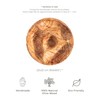 Olive Wood Snack Plate, Round Fruit Plate, Dry Fruit Plate,