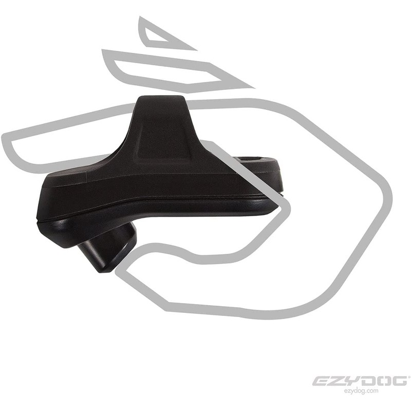 EzyDog Command Clicker Ergonomic Dog Training Tool with Wrist Strap