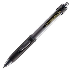 uni-ball SN-220 Power Tank Retractable Ballpoint Pen 1.0mm Black White and Blue (Pack of 3)